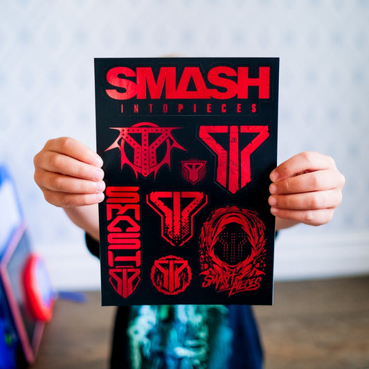 Sticker Sheet (A5) 'Crimson'