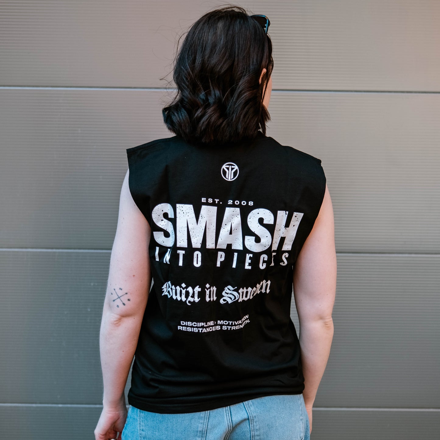 'Built in Sweden' Sleeveless Tee